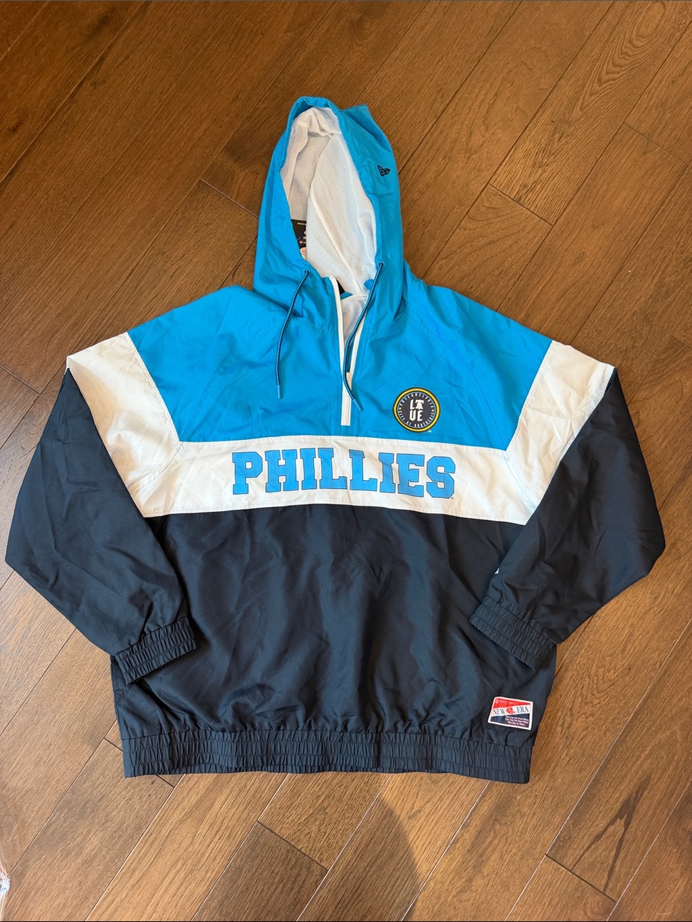 New Era Philadelphia Phillies Mens XL City Connect Pullover Jacket Blue NWT C26